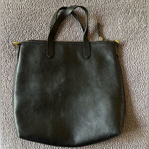 Black Leather Madewell Bag (can be crossbody or a mini tote)